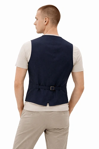 Жилет синий