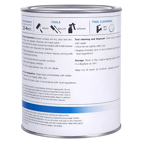 Краска водно-дисперсионная HomeCraft цвет белый 1 л